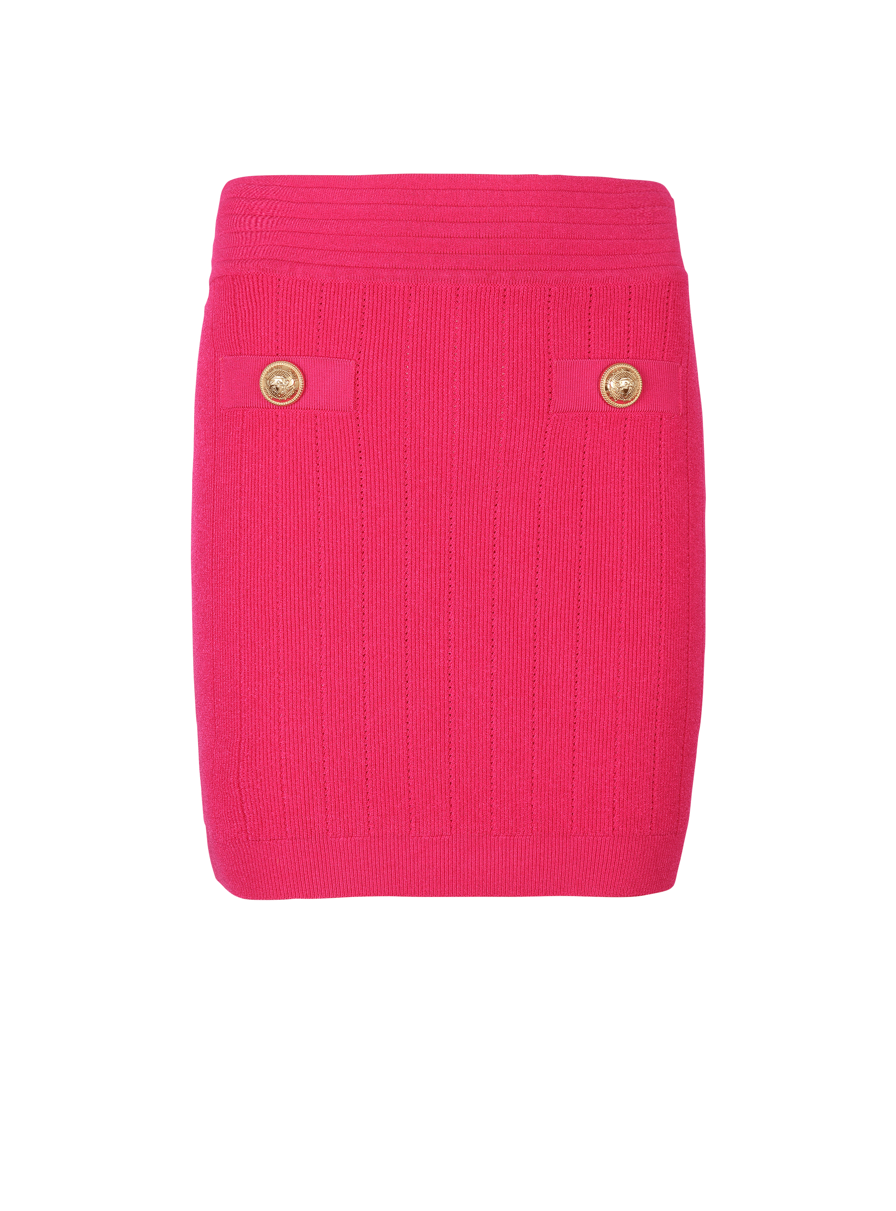 Short knit skirt, pink