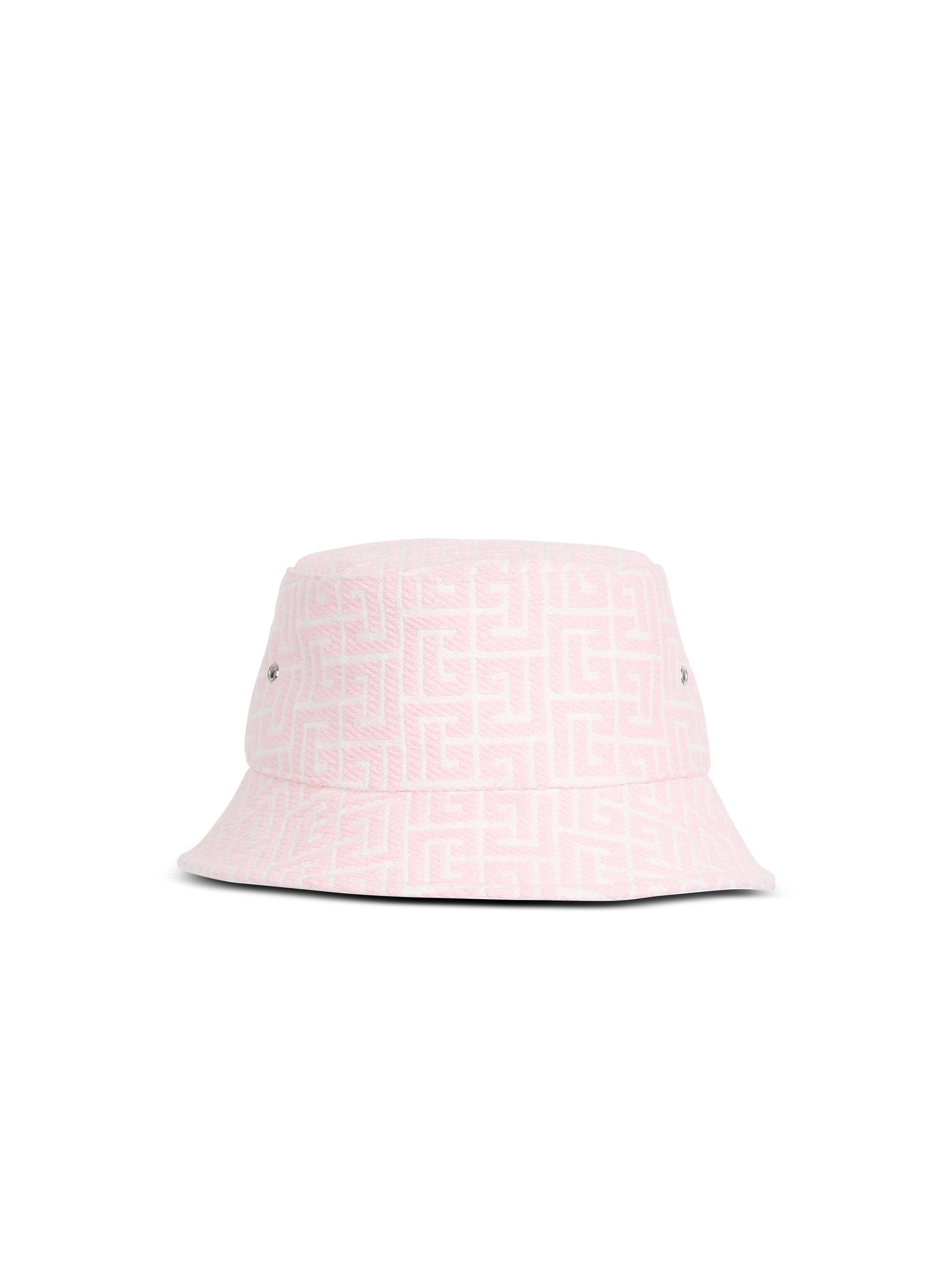 Balmain-monogrammed jacquard bucket hat 
